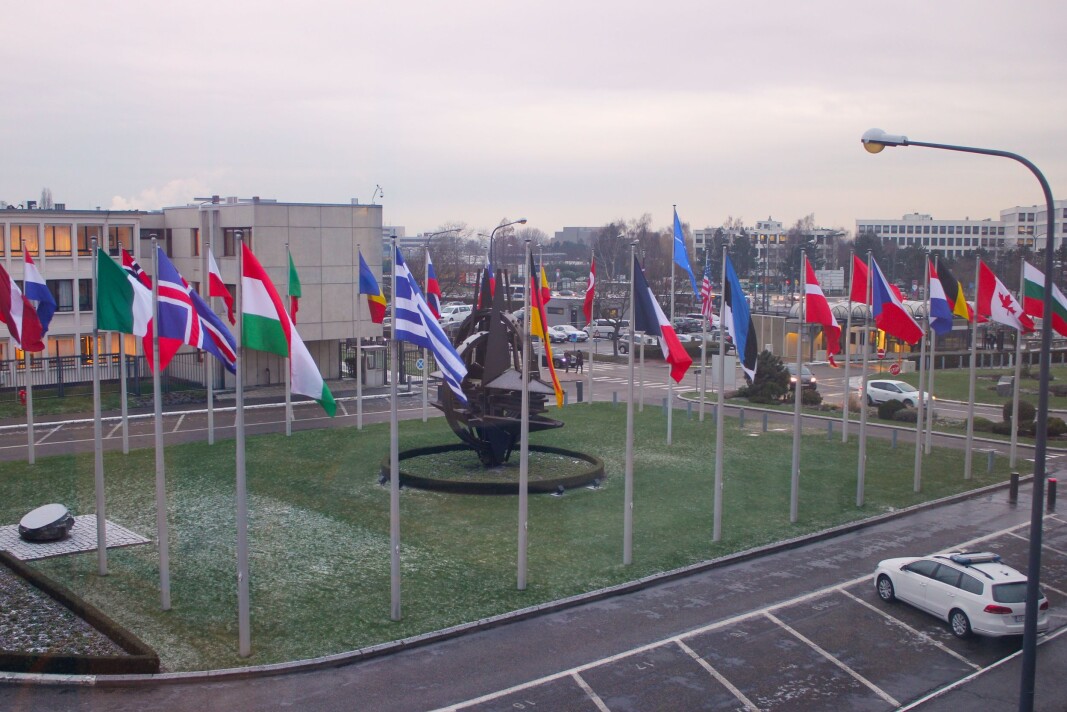 Natos hovedkvarter i Brussel. Natos hovedkvarter i Brussel.