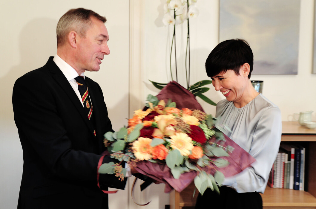 Ine Eriksen Søreide har vært forsvarsminister i fire år. Nå blir hun utenriksminister. Foto: TORBJØRN KJOSVOLD/FORSVARET Ine Eriksen Søreide har vært forsvarsminister i fire år. Nå blir hun utenriksminister. Foto: TORBJØRN KJOSVOLD/FORSVARET