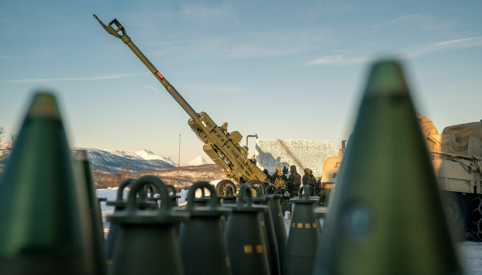 Et M777-artillerisystem under øvelse i Norge. Rørartilleri foreslås kraftig kuttet i US Marine Corps.