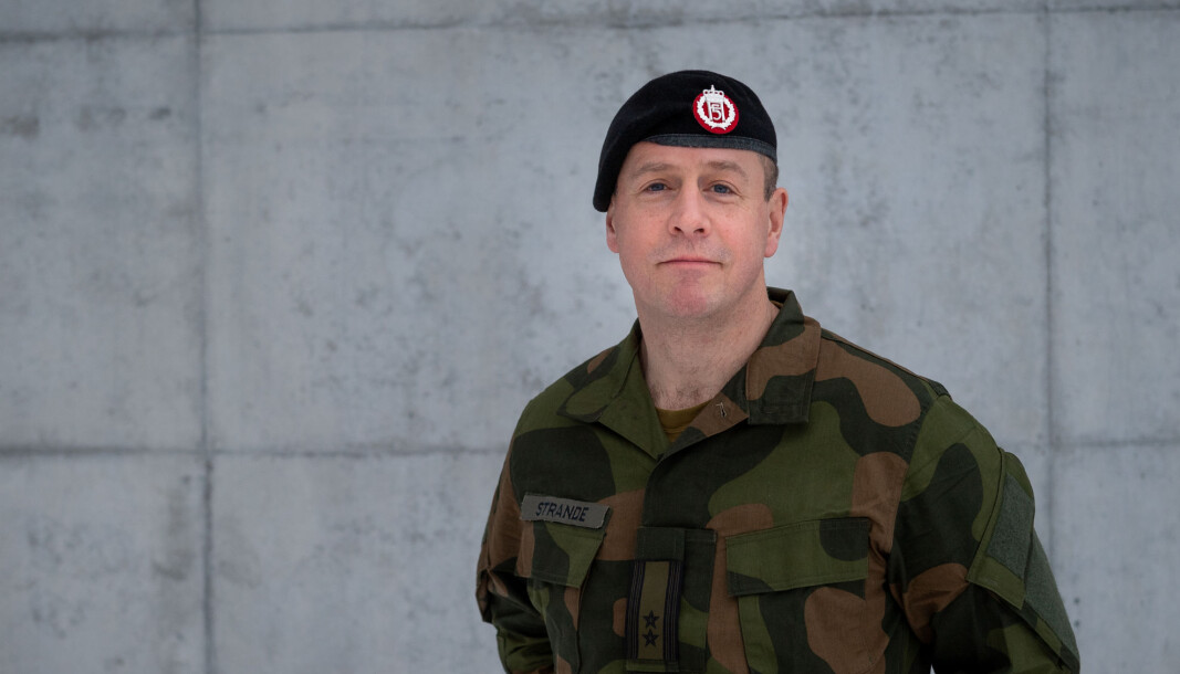 Oberstløytnant Per Espen Strande. Oberstløytnant Per Espen Strande.