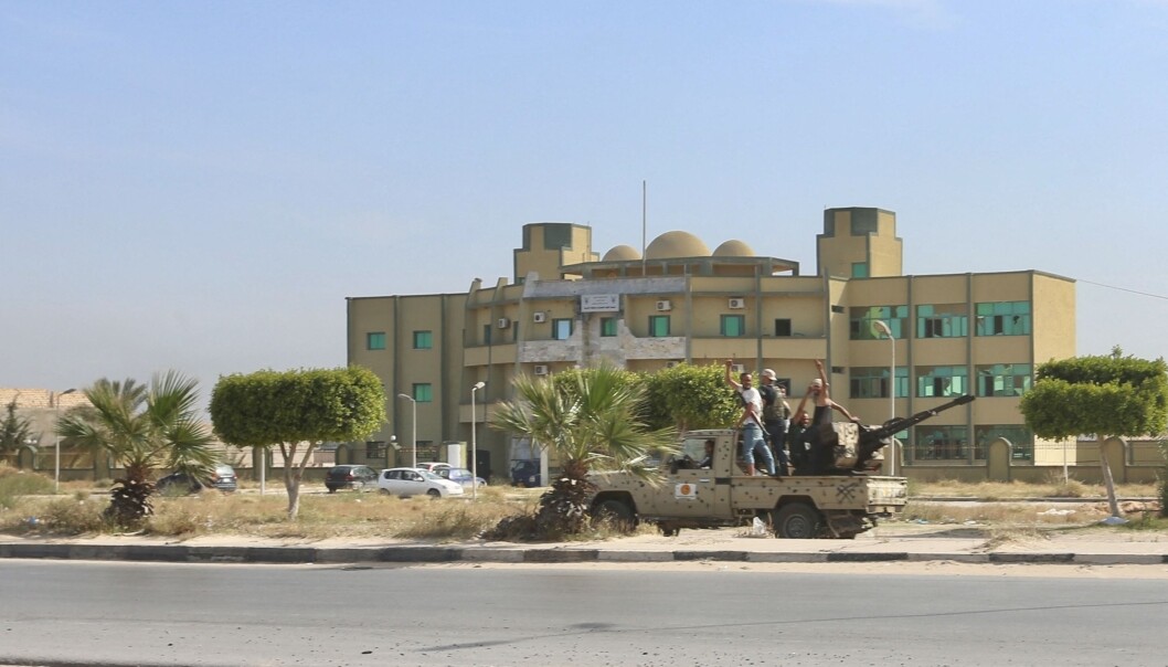 SABRATHA, LIBYA: Regjeringsstyrkene i Libya gjenerobret Sabratha og Sorman mandag. SABRATHA, LIBYA: Regjeringsstyrkene i Libya gjenerobret Sabratha og Sorman mandag.