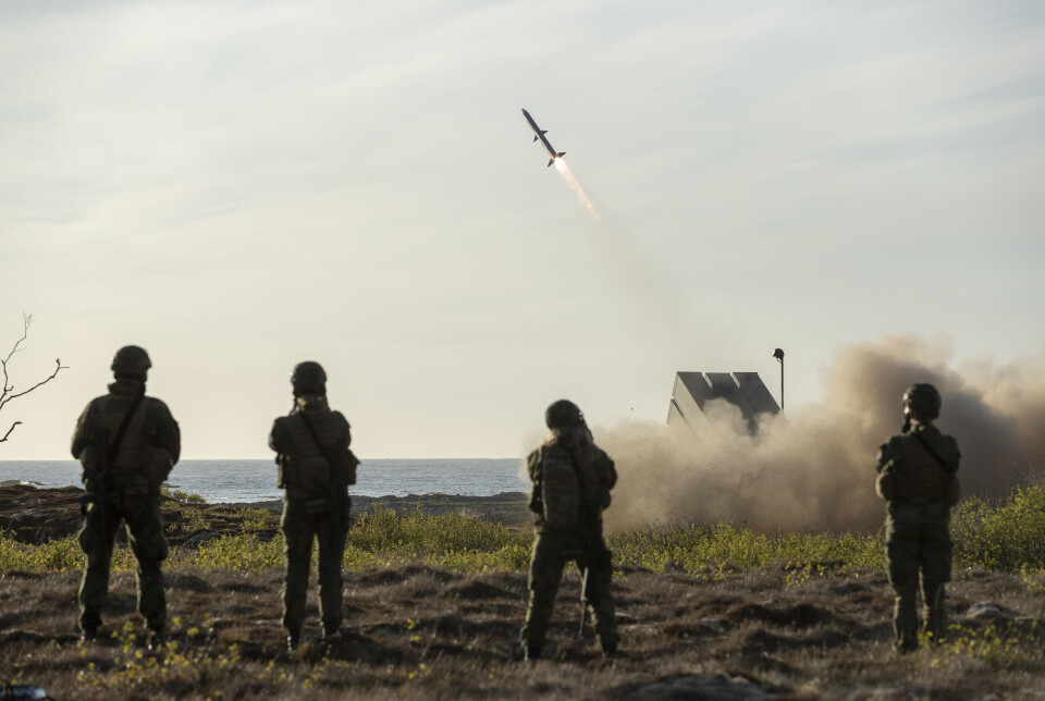 LUFTVERN: Vi kan inne vente lenger i å anskaffe mer luftvern, skriver innleggforfatterene. Her testskytes NASAMS (Norwegian Advanced Surface-to-Air Missile System) på Andøya.