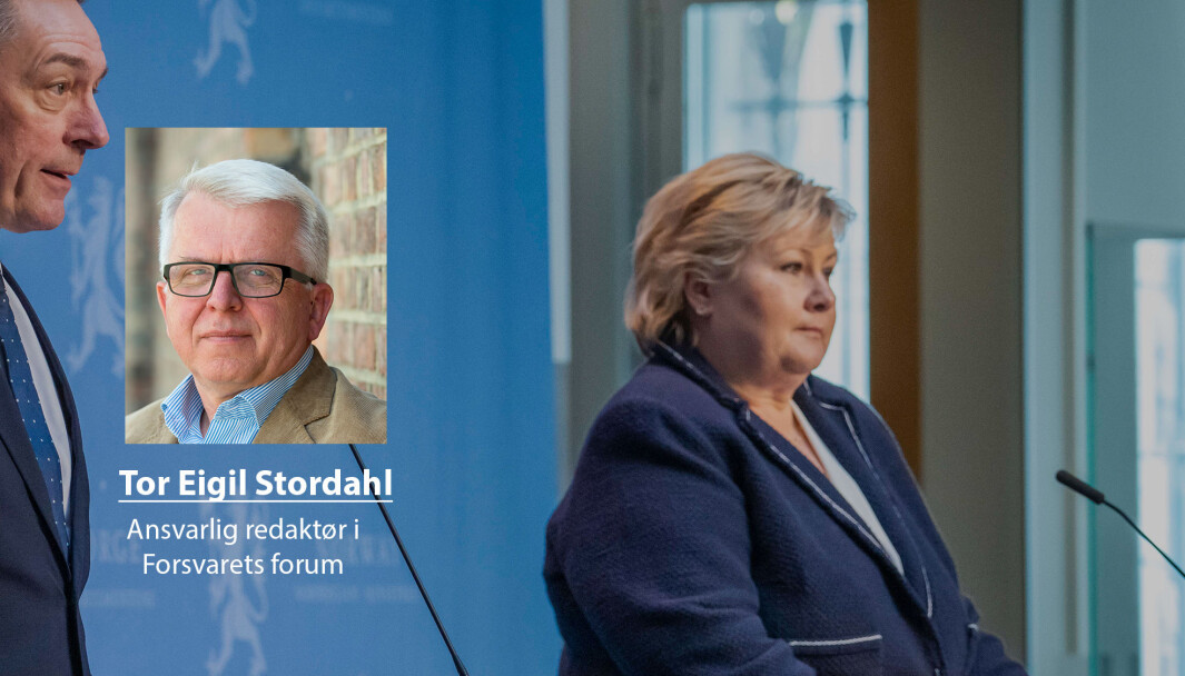 Forsvarsminister Frank Bakke-Jensen og statsminister Erna Solberg la fram sin plan for Forsvaret. Regjeringen foreslår å øke forsvarsbudsjettet med 16, 5 milliarder kroner fram mot 2028. Forsvarsminister Frank Bakke-Jensen og statsminister Erna Solberg la fram sin plan for Forsvaret. Regjeringen foreslår å øke forsvarsbudsjettet med 16, 5 milliarder kroner fram mot 2028.