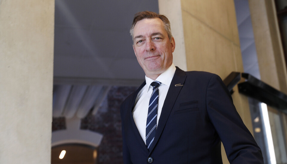 Forsvarsminister Frank Bakke-Jensen. under fremleggelsen av regjeringens forslag til langtidsplan for forsvarssektoren.