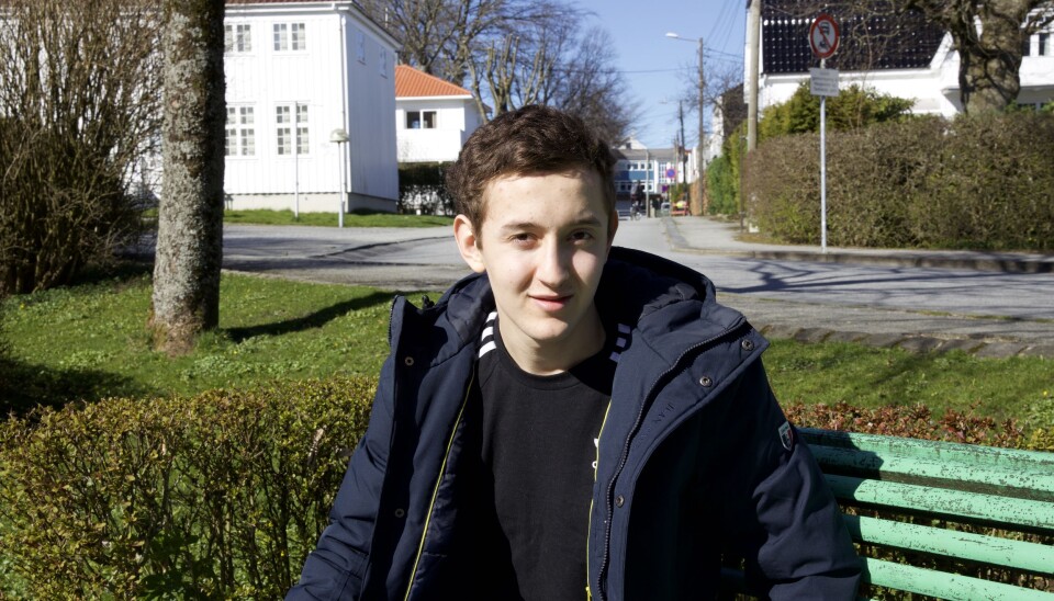 Jonas Halvorsen forteller at han er forberedt på en litt annerledes førstgangstjeneste, men han er ikke redd for smitte