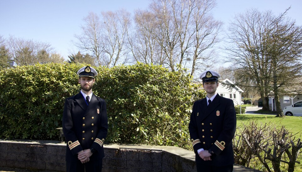 Asbjørn Hiim (til venstre) er avdelingslege og Thomas Waldow er medisinsk stabslege ved Forsvarets sanitet.