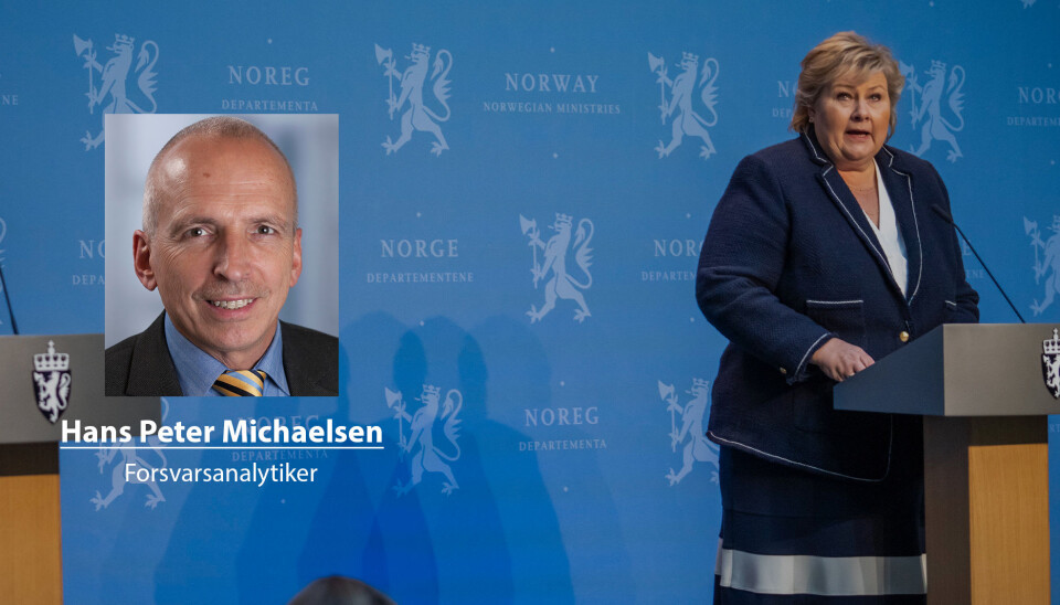 Regjeringen er ikke redd for at forsvarssjefen viser sin uenighet med det politiske valg, skriver Hans Peter Michaelsen.
