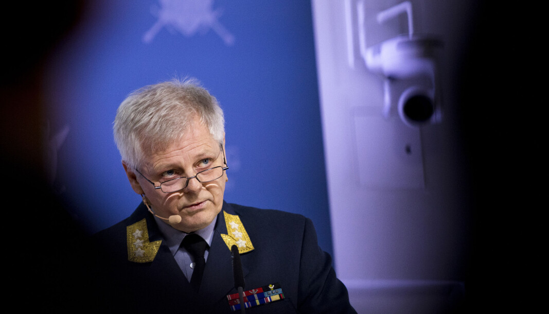 Sjef for Etterretningstjenesten, generalløytnant Morten Haga Lunde, da han presenterte Etterretningstjenesten sin åpne trusselvurdering i 2018. Sjef for Etterretningstjenesten, generalløytnant Morten Haga Lunde, da han presenterte Etterretningstjenesten sin åpne trusselvurdering i 2018.