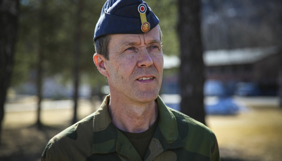 Sjef for Cyberforsvaret, generalmajor Inge Kampenes.