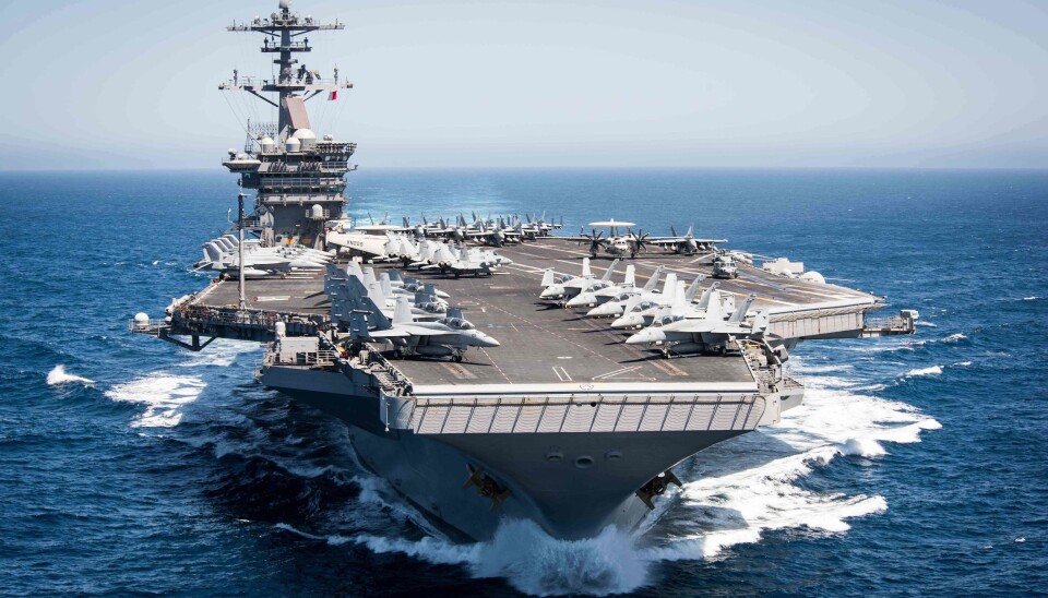 USS Theodore Roosevelt.