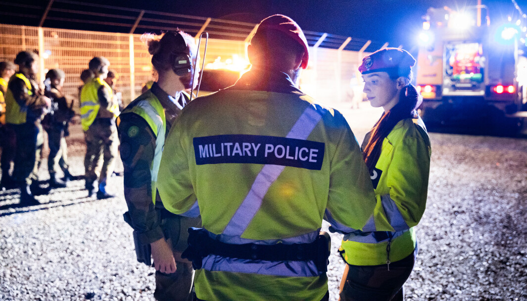 NB! Illustrasjonsbilde av militærpolitiet. NB! Illustrasjonsbilde av militærpolitiet.