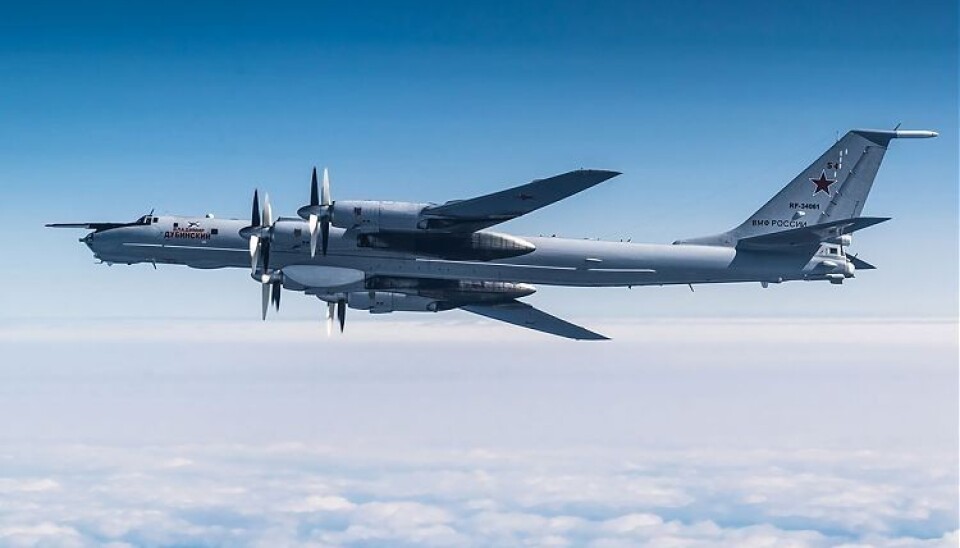 Et russisk Tupolev-142.