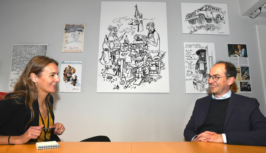 Stian Eisenträger i intervju med Forsvarets forum etter det ble kjent at han tar over sjefsstolen.