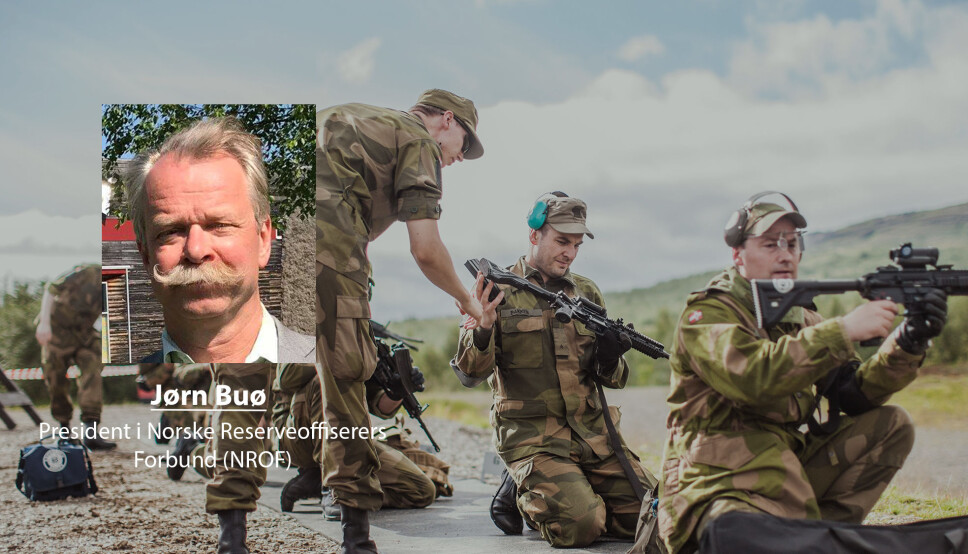 President i NROF, Jørn Buø, skriver at Forsvaret bør se verdien av å bruke reservistene. Dette bildet er fra Landsskytterstevnet i 2016 der NROF bisto i avviklingen.