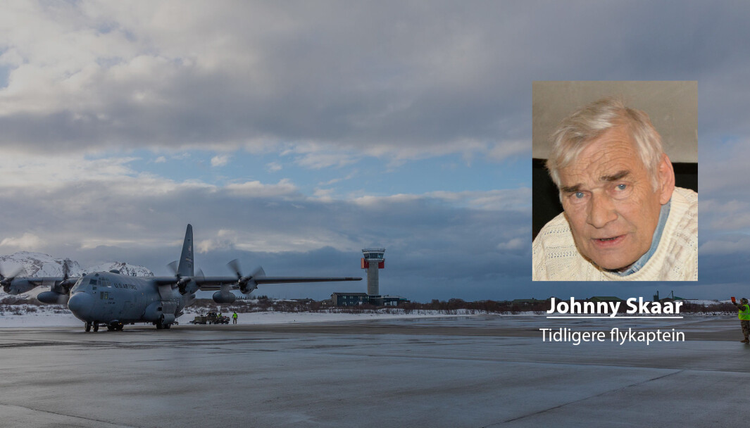 Valget av Evenes på bekostning av Andøya virker stadig mer som et dårlig begrunnet valg, skriver pensjonert flykaptein og medlem av Bevar Andøya Flystasjon, Johnny Skaar. Her ser vi et amerikansk Hercules på Andøya i 2020. Valget av Evenes på bekostning av Andøya virker stadig mer som et dårlig begrunnet valg, skriver pensjonert flykaptein og medlem av Bevar Andøya Flystasjon, Johnny Skaar. Her ser vi et amerikansk Hercules på Andøya i 2020.