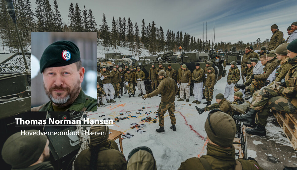 Uten særaldersgrense vil det bli vanskeligere å løse oppdragene i Forsvaret, skriver Thomas Norman Hansen. Her ser vi soldater fra Telemark bataljon under øvelse.