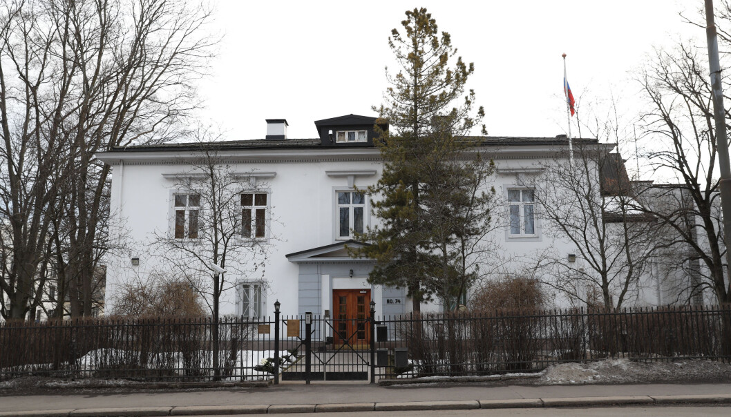 Den russiske ambassaden i Oslo. Den russiske ambassaden i Oslo.