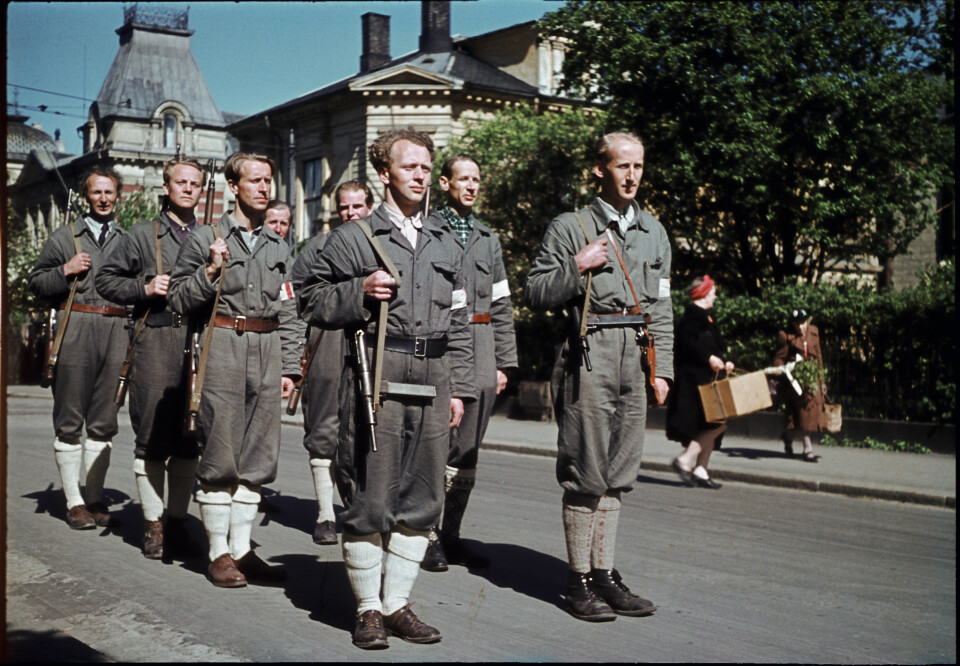 Bilder tatt av Milorg mannen Kristian Bull i juni 1945