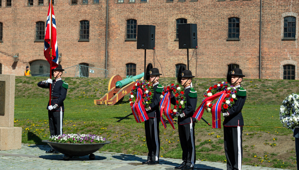 Markering av frigjørings- og veterandagen på Akershus festning 8. mai 2019.