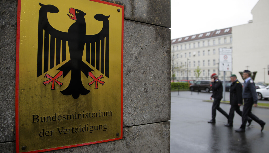 Det tyske forsvarsdepartement i Berlin. Det tyske forsvarsdepartement i Berlin.