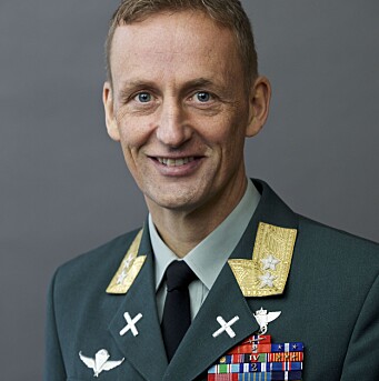 Sjef for Hæren, generalmajor Eirik Kristoffersen. Sjef for Hæren, generalmajor Eirik Kristoffersen.