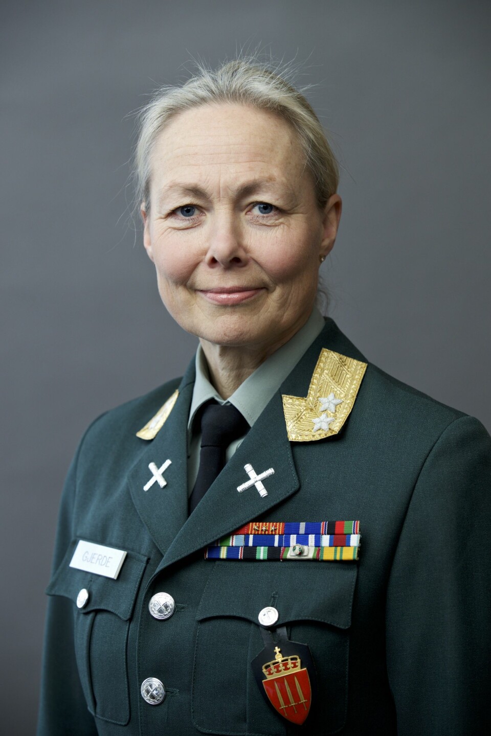 Generalmajor Ingrid Margrethe Gjerde, sjef for Planavdelingen.