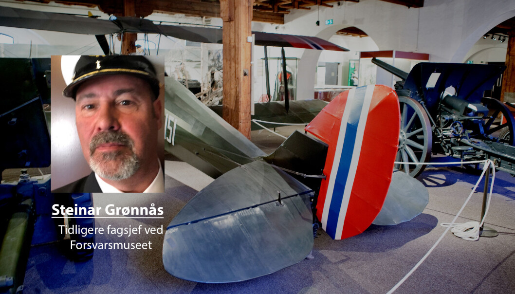 Jeg føler med direktøren og ledelsen ved Forsvarets museer, skriver Steinar Grønnås. Her ser vi et bilde fra en utstilling fra Forsvarsmuseet. Jeg føler med direktøren og ledelsen ved Forsvarets museer, skriver Steinar Grønnås. Her ser vi et bilde fra en utstilling fra Forsvarsmuseet.