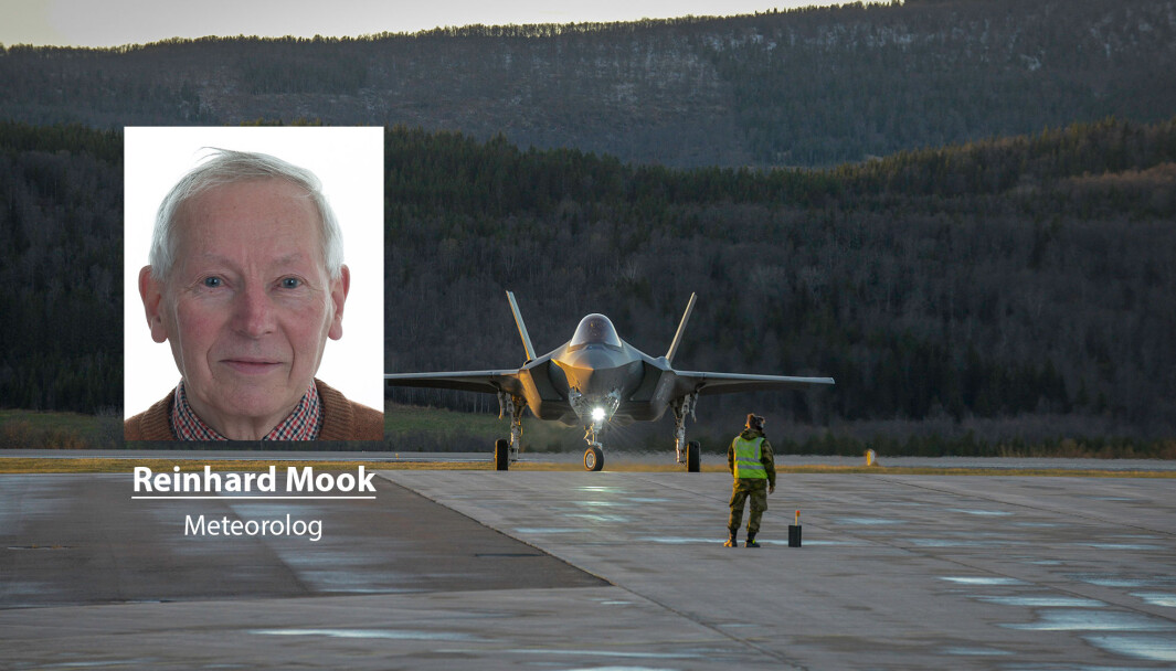 Evenes, beliggende mellom kyst- og innlandsklima, utsettes for krevende tilstander ved snø, is eller slaps på banen, skriver Reinhard Mook. Her ser vi et F-35 ta av fra Evenes for første gang i oktober 2018. Evenes, beliggende mellom kyst- og innlandsklima, utsettes for krevende tilstander ved snø, is eller slaps på banen, skriver Reinhard Mook. Her ser vi et F-35 ta av fra Evenes for første gang i oktober 2018.