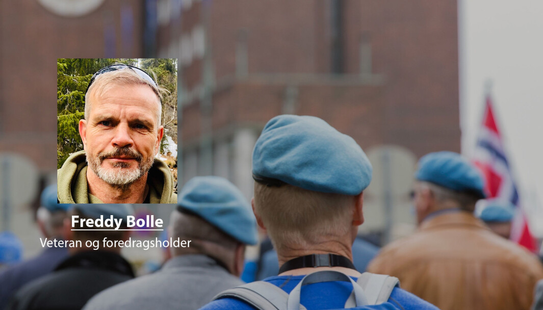 Veteranbegrepet bør bli romsligere. Det vil også Forsvaret tjene på, skriver Freddy Bolle. Her ser vi UNIFIL-veteraner med tjeneste fra Libanon under en parade i 2018. Veteranbegrepet bør bli romsligere. Det vil også Forsvaret tjene på, skriver Freddy Bolle. Her ser vi UNIFIL-veteraner med tjeneste fra Libanon under en parade i 2018.