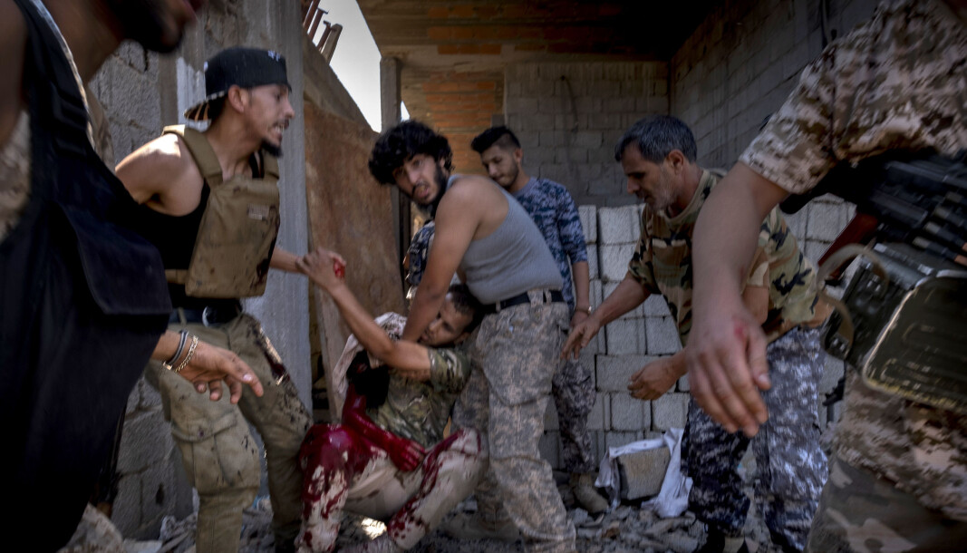 LIbyas hovedstad Tripoli, der landets FN-støttede regjering sitter, har vært under angrep fra opprørsgeneralen Khalifa Haftar og hans LNA-milits siden april i fjor. LIbyas hovedstad Tripoli, der landets FN-støttede regjering sitter, har vært under angrep fra opprørsgeneralen Khalifa Haftar og hans LNA-milits siden april i fjor.
