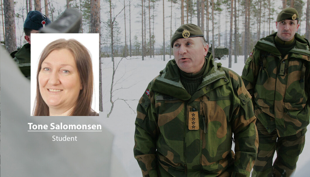 Det er lett å finne igjen tankene til tidligere forsvarssjef Sverre Diesen i regjeringens langtidsplan for Forsvaret, skriver Tone Salomonsen. Her ser Diesen under en øvelse da han var forsvarssjef. Det er lett å finne igjen tankene til tidligere forsvarssjef Sverre Diesen i regjeringens langtidsplan for Forsvaret, skriver Tone Salomonsen. Her ser Diesen under en øvelse da han var forsvarssjef.