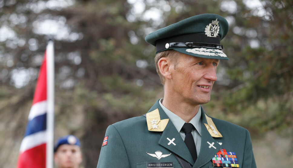Generalmajor Eirik Kristoffersen blir forsvarssjef i august.