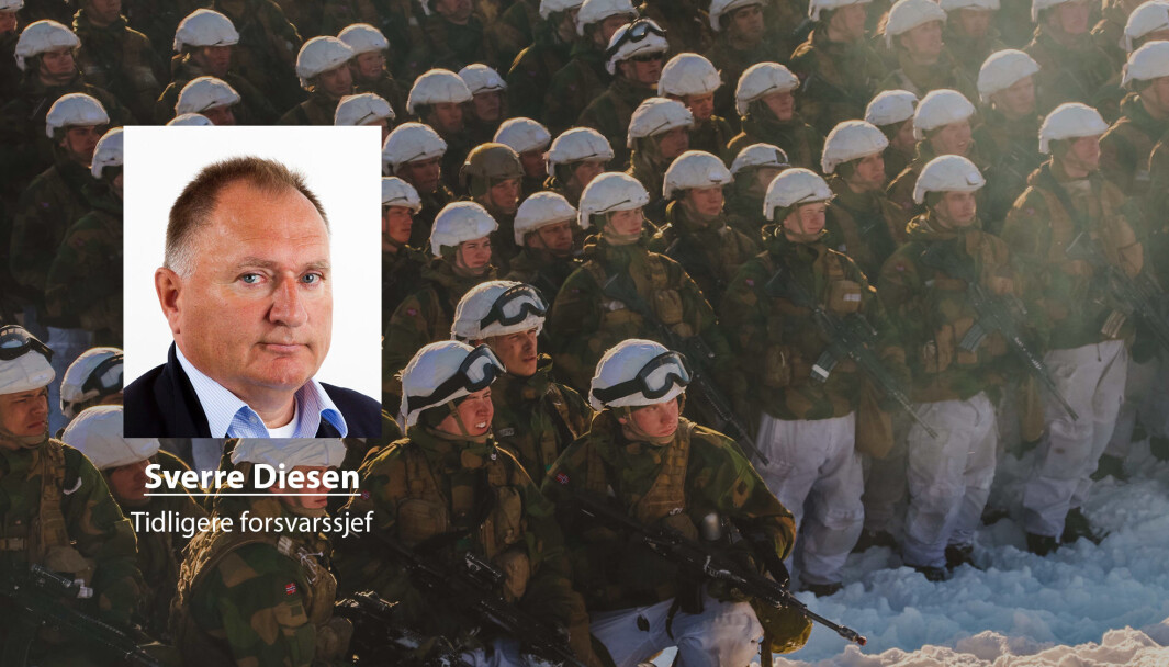 Det er bare forsvarssjefen som forvalter både oversikten over og ansvaret for helheten – i motsetning til blant annet grensjefene, skriver Svere Diesen. På bildet ser vi rekrutter i Finnmark. Det er bare forsvarssjefen som forvalter både oversikten over og ansvaret for helheten – i motsetning til blant annet grensjefene, skriver Svere Diesen. På bildet ser vi rekrutter i Finnmark.