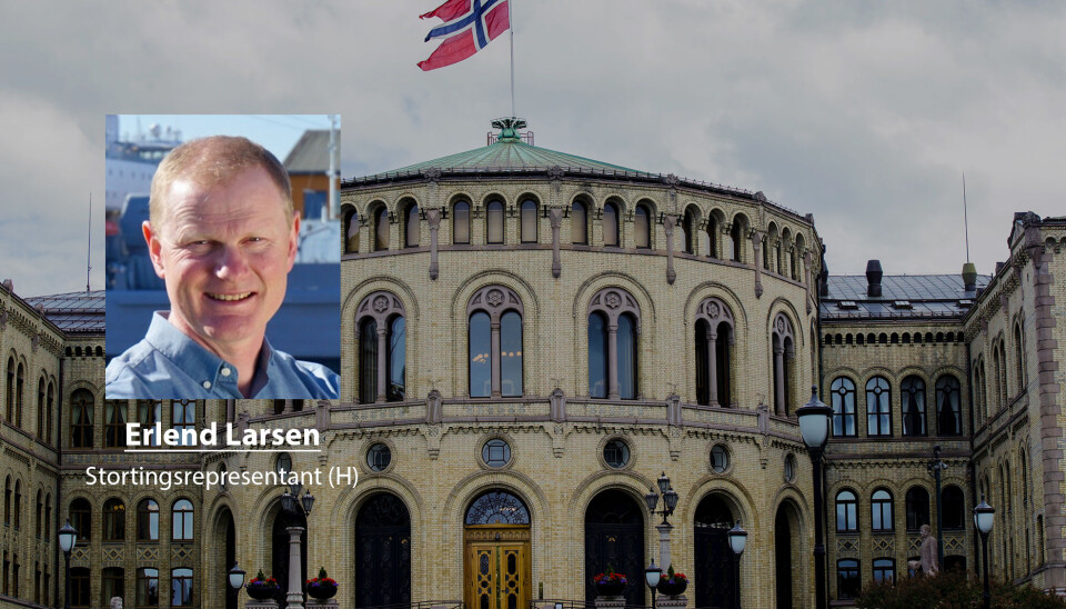 Stortinget flagget med det historiske flagget den 7. juni, 115 år etter unionsoppløsningen.