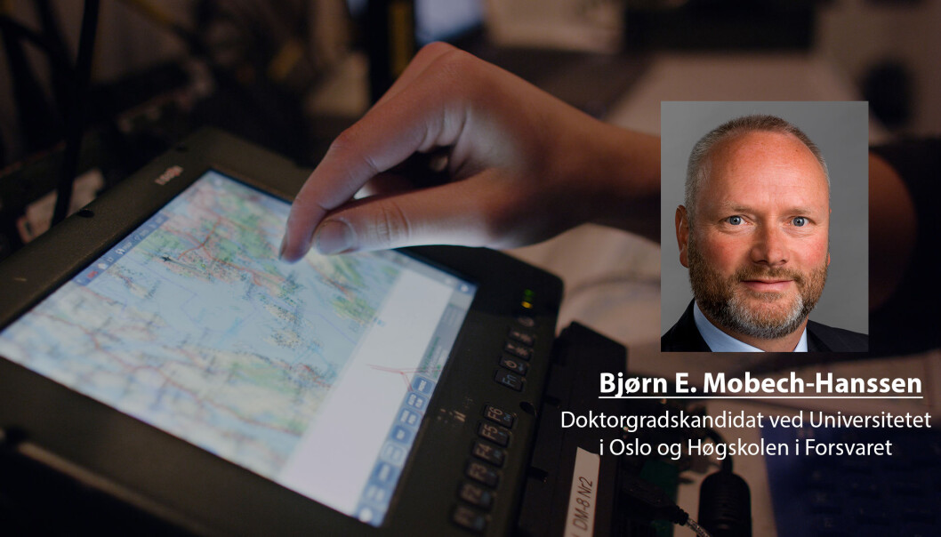 I ytterste fall kan vi risikere at Forsvarets kommunikasjons- og kampsystemer settes ut av spil, skriver Bjørn E. Mobech-Hanssen. I ytterste fall kan vi risikere at Forsvarets kommunikasjons- og kampsystemer settes ut av spil, skriver Bjørn E. Mobech-Hanssen.