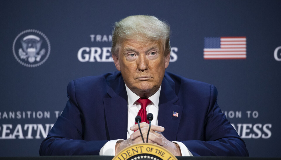 President Donald Trump i juni 2020.