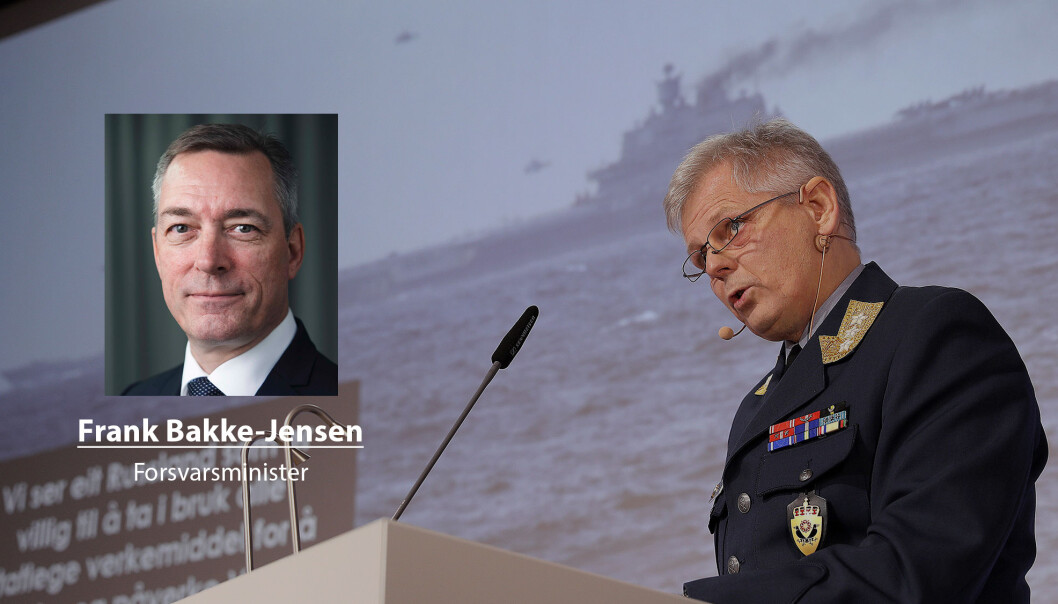 Jeg er trygg på at regjeringen har funnet en god balanse, skriver forsvarsminister Frank Bakke-Jensen. På bildet ser vi sjef for Etterretningstjenesten Morten Haga Lunde. Jeg er trygg på at regjeringen har funnet en god balanse, skriver forsvarsminister Frank Bakke-Jensen. På bildet ser vi sjef for Etterretningstjenesten Morten Haga Lunde.