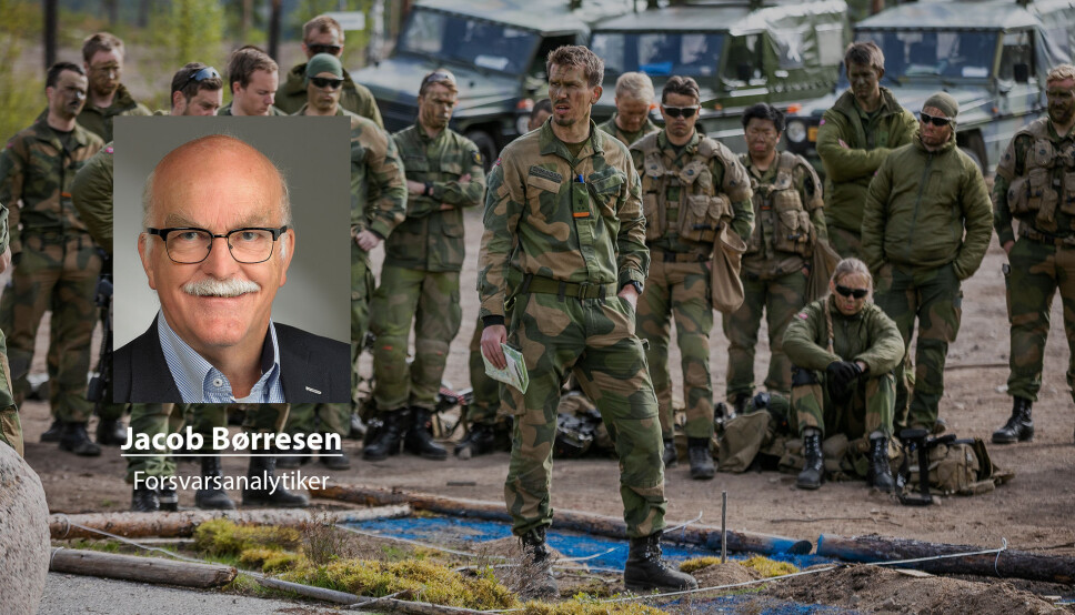 Det er allment kjent at når budsjettrammene blir trangere, er trening og øvelser noe av det første som får lide, skriver Jacob Børresen. Her ser vi kadetter under en øvelse på Rena.