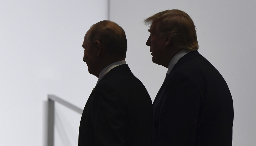 Vladimir Putin ønsker å si til seg selv, og alle som han kan narre, at den liberale ideen er «avleggs», skriver Joe Biden. Her er den russiske presidenten i møte med USAs president Donald Trump i juni 2019. Vladimir Putin ønsker å si til seg selv, og alle som han kan narre, at den liberale ideen er «avleggs», skriver Joe Biden. Her er den russiske presidenten i møte med USAs president Donald Trump i juni 2019.