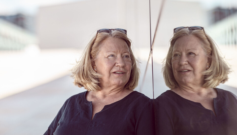 Britt Tove Berg Brestrup var kollega med Solveig Lystads datter Siv. Slik fikk hun kjennskap til motstandskvinnen.