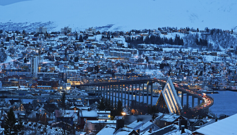 Illustrasjonsfoto fra Tromsø. Sydspissen permisjonshotell ligger helt sør på Tromsøya.