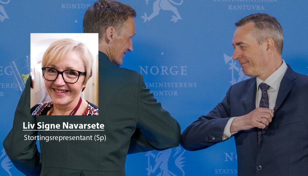 Det største problemet med regjeringas langtidsplan er at dagens trusselbilete ikkje blir møtt med tiltak som svarar på dei trugsmåla som regjeringa sjølv beskriv, skriv Liv Signe Navarsete. Det største problemet med regjeringas langtidsplan er at dagens trusselbilete ikkje blir møtt med tiltak som svarar på dei trugsmåla som regjeringa sjølv beskriv, skriv Liv Signe Navarsete.