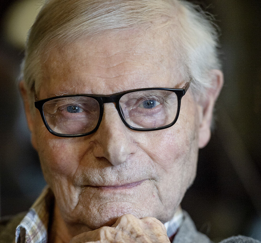 Motstandsmannen Johan Solberg ble 98 år gammel. Motstandsmannen Johan Solberg ble 98 år gammel.