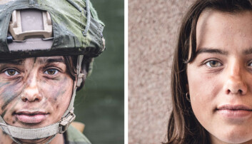 Kanon og kunst: Ida Maries portrett av den nye forsvarssjefen skal henge på Akershus festning