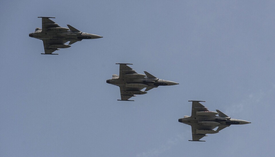 Svenskene kan gå glipp av nok en storkontrakt når Finland snart skal velge nytt kampfly. Her ser vi JAS-39 Gripen i det ungarske luftforsvaret.