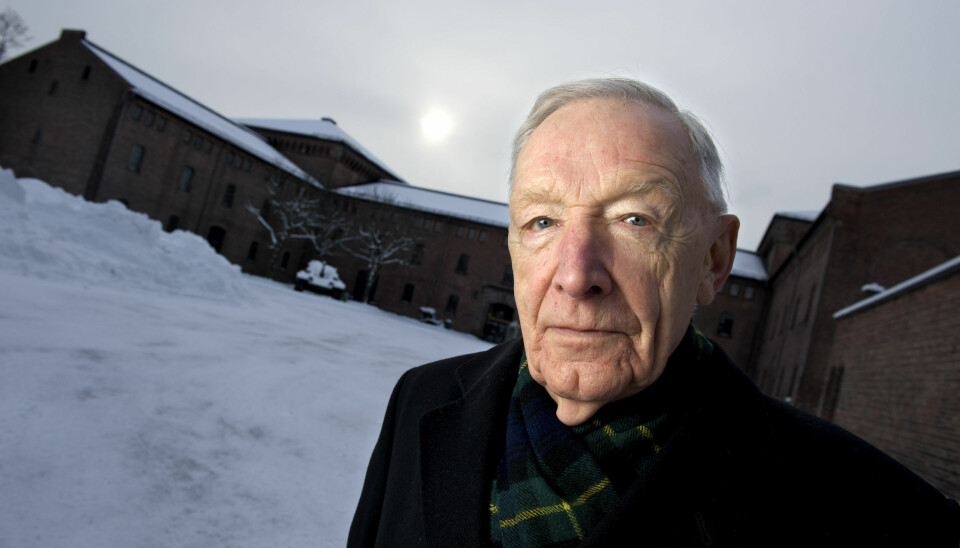 Arne Pran avbildet på Akershus festning i 2011.