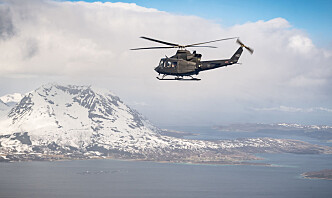 Forsvarets helikopter avslutter ambulanseoppdraget i Kirkenes