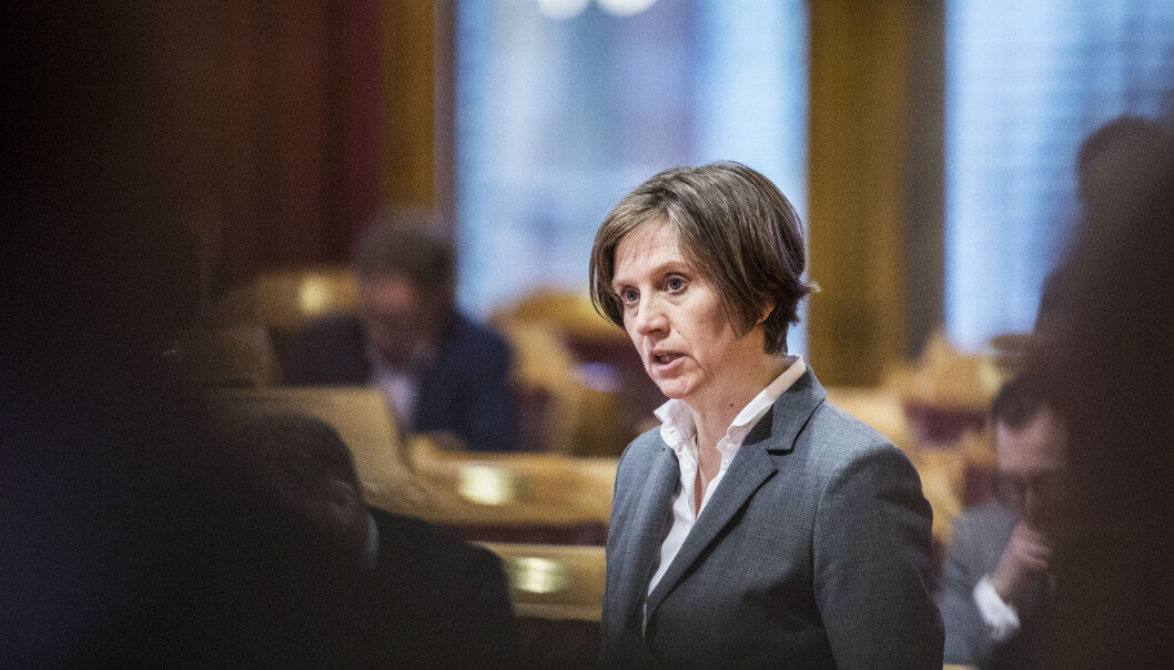 Senterpartiets Kjersti Toppe vil ha omkamp om helseverneplikt for ungdom. Senterpartiets Kjersti Toppe vil ha omkamp om helseverneplikt for ungdom.