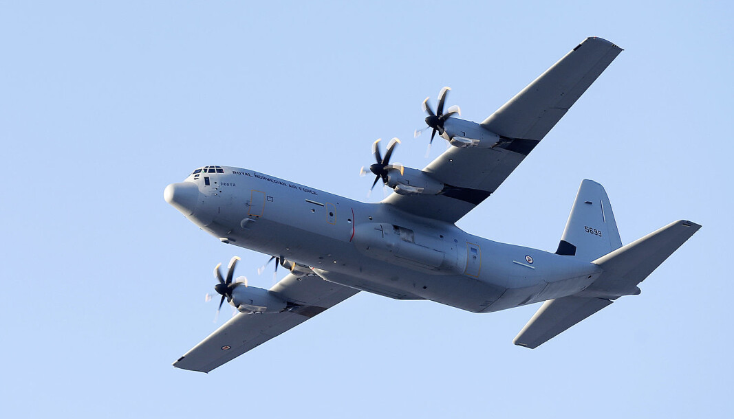 Det var et Hercules C-130J som var involvert i nestenulykken under øvelse Cold Response i mars 2020. Det var et Hercules C-130J som var involvert i nestenulykken under øvelse Cold Response i mars 2020.