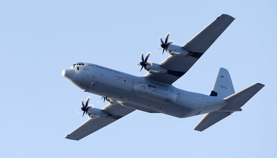 Det var et Hercules C-130J som var involvert i nestenulykken under øvelse Cold Response i mars 2020.